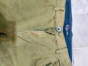 Olive Green Cargo Joggers
