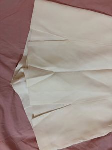 Chic White Shorts with Gold Button Detail