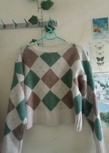 Argyle warm Cardigan