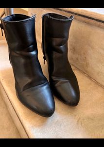 Classic Black Heeled Boots