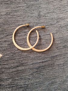 Rose Gold Hoop Earrings