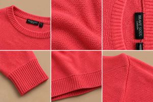 CORAL PINK TEXTURED KNIT SWEATER