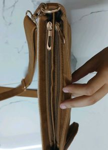 Stylish Leaf Print Crossbody Bag with coin Pouch
