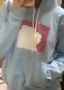 Oversized pastel blue hoddie🌀