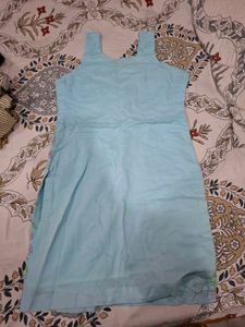 Light Blue Floral Print Kurta