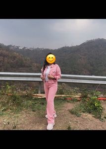 Cute Pink Denim Co-ord Set