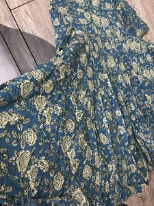 Floral Print Kurta Dress