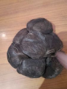 Dark Brown Hair Bun