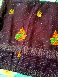 Beautiful Embellished Saree