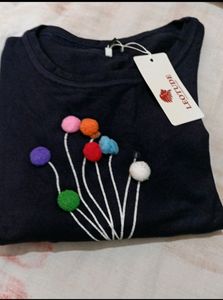 Colorfull  Pom2 Top