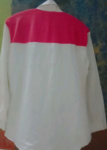 Colorblock Button-Down Shirt