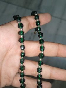 Green Beaded Necklace