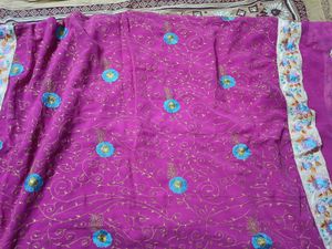 Pink Saree