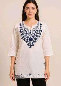 Yellow Diamond Print Tunic Dress