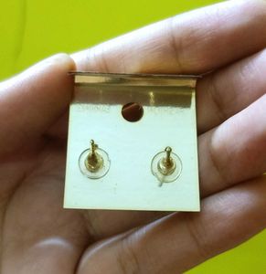 Elegant Black &amp; Crystal Stud Earrings