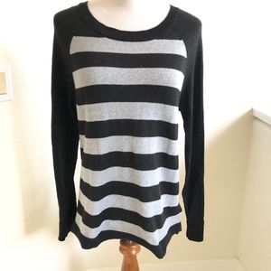 Michael Kors Striped Long Sleeve Top