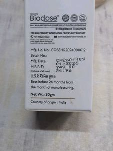 BiOdose 2% Glutathione Triple Brightening Cream