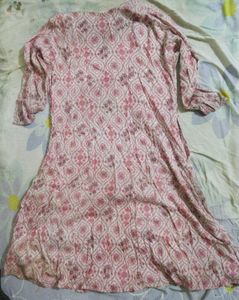Beautiful Pink Printed Kurta