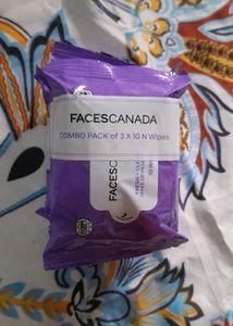 Faces Canada Wipes Pack Of 3.