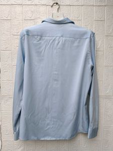 Korean Pintrest Premium Light Blue Button-Up Shirt