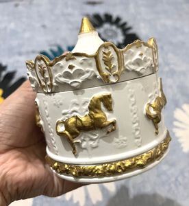 Vintage Carousel Trinket Box