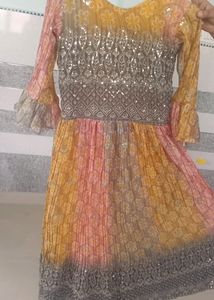 Sale!! Sale!! Embroidered Indian Dress with Dupatt