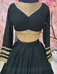 Elegant Black Lehenga Choli Set
