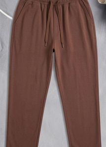 Korean choco brown baggy Jogger