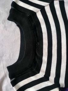 Striped Ruffle Bow Top