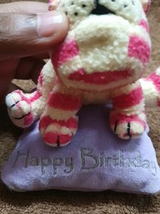 Cute Happy Birthday Pink Panther Soft Toy