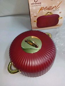 Oliveware Pearl Casserole – 2000ml (Mahroon) | New