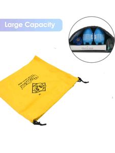 Cute Yellow Drawstring mini bag (3 PEACE)