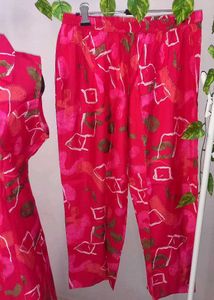 Rose Pink Brand New Plus Size Premium Coord Set