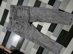 Stylish Grey Denim Jeans