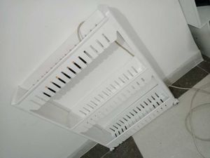White Plastic Shoe Rack Organizer