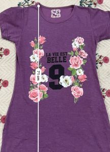 Purple Graphic T-Shirt