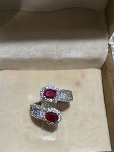 one piece Sparkling  Diamond Rings antitarnish