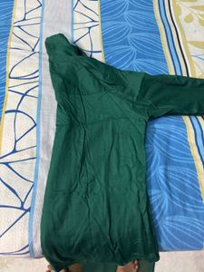Green Button-Up Shirt