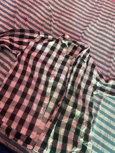 Classic Black &amp; White Checkered Shirt
