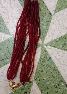 Red Beaded Necklace