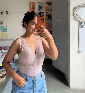 Lace Trim Camisole Top