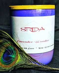 SRIDA Lavender Wonder Soy Wax Candle