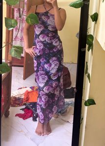 Floral Print Maxi Dress