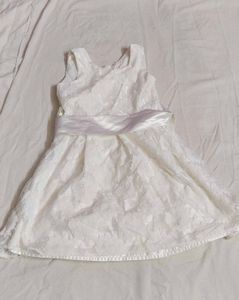 Elegant White Lace Dress