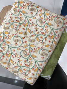 Desi Farsi White Sleeveless Kurta set