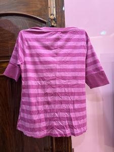 Purple Striped T-Shirt