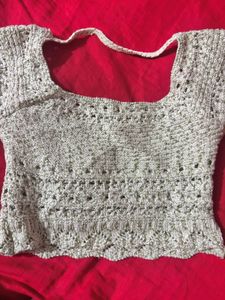 Cropped Knit Top