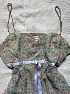 Floral Chiffon Camisole Top