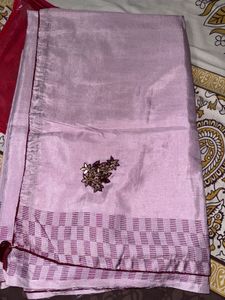 Muave mirror saree