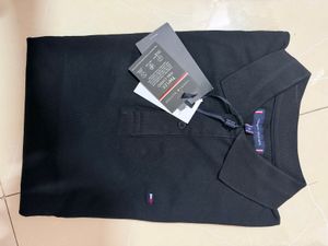 Tommy Hilfiger Black Polo TShirt